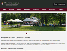Tablet Screenshot of christ-covenant.org